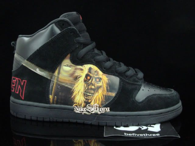 nike dunk iron maiden